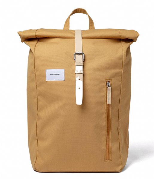Sandqvist  Dante Honey Yellow with Natural leather