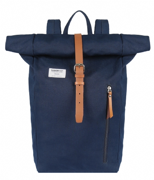 Sandqvist Laptop rugzak Backpack Dante 15 Inch blue (585) Sandqvist Laptop rugzak Backpack Dante 15 Inch blue (585)