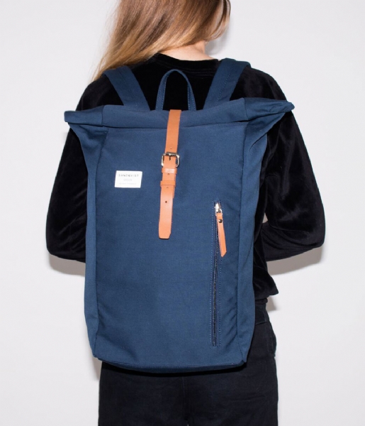 Sandqvist Laptop rugzak Backpack Dante 15 Inch blue (585) Sandqvist Laptop rugzak Backpack Dante 15 Inch blue (585)