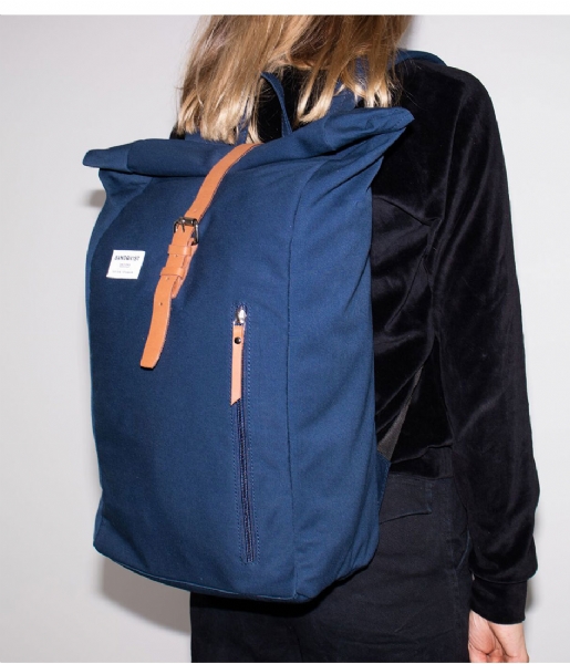 Sandqvist Laptop rugzak Backpack Dante 15 Inch blue (585) Sandqvist Laptop rugzak Backpack Dante 15 Inch blue (585)