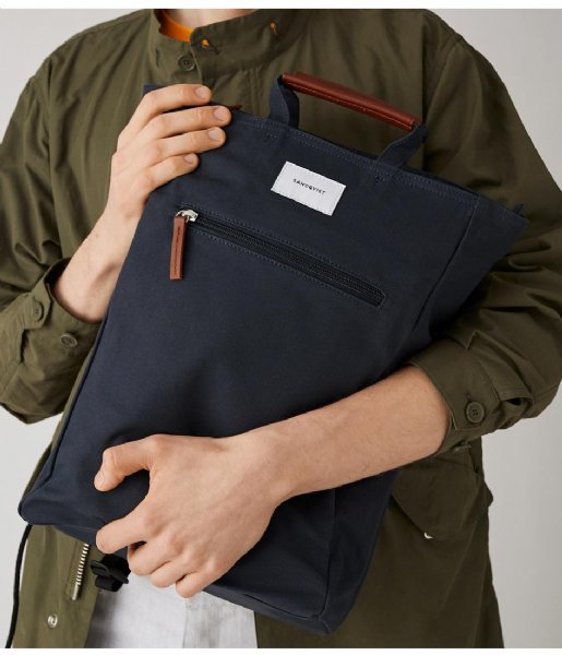 Sandqvist Laptop rugzak Backpack Tony 13 Inch blue (726) Sandqvist Laptop rugzak Backpack Tony 13 Inch blue (726)