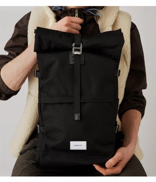 Sandqvist Laptop rugzak Bernt 13 Inch black (1039) Sandqvist Laptop rugzak Bernt 13 Inch black (1039)