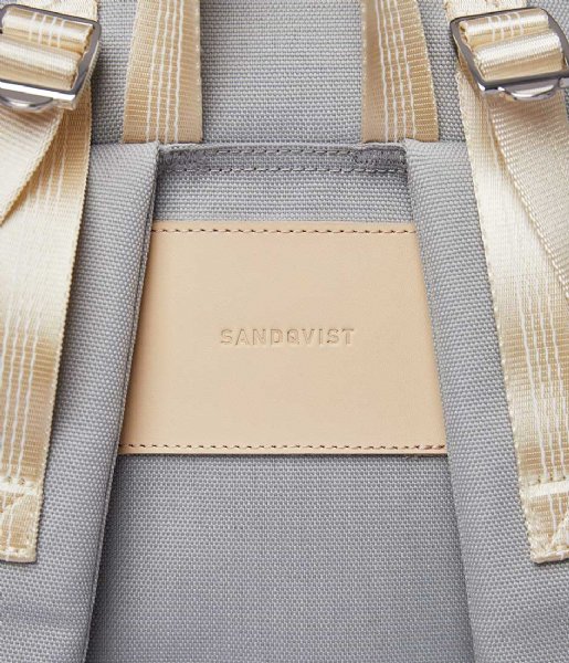Sandqvist  Harald 13 Inch Multi Grey/Black with natural leather (SQA1561) Q3