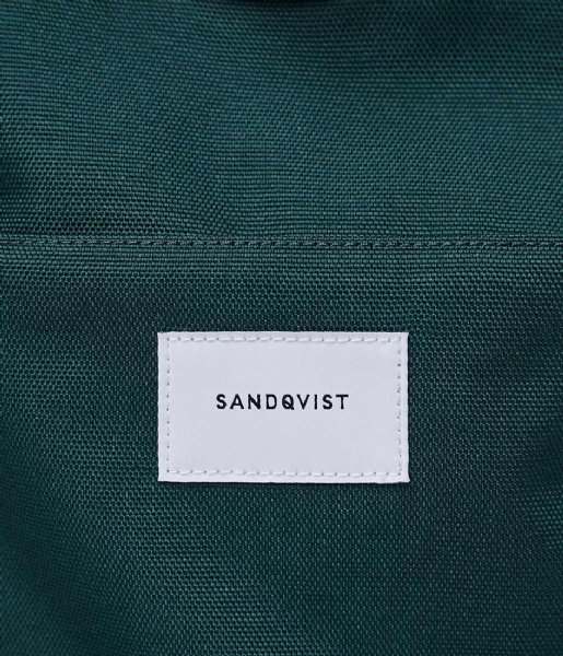 Sandqvist Dagrugzak Ilon 13 Inch Dark Green with Natural Leather (SQA1563) Q3-20 Sandqvist Dagrugzak Ilon 13 Inch Dark Green with Natural Leather (SQA1563) Q3-20