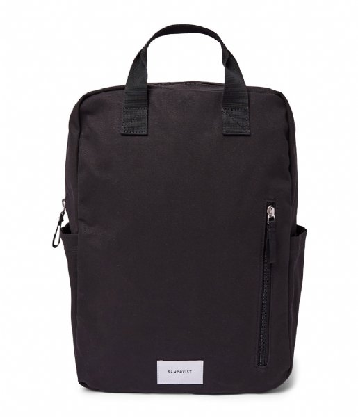 Sandqvist Dagrugzak Knut Black with Black webbing (SQA1814) Sandqvist Dagrugzak Knut Black with Black webbing (SQA1814)