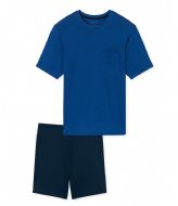 Schiesser Pyjama Short Indigo Blue (824)
