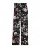 Scotch and Soda  Gia Mid Rise Wide Leg Printed Silky Trousers Aster Black (5638)
