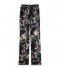 Scotch and Soda  Gia Mid Rise Wide Leg Printed Silky Trousers Aster Black (5638)