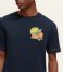 Scotch and Soda  Front and Back Artwork Tee Navy (4)