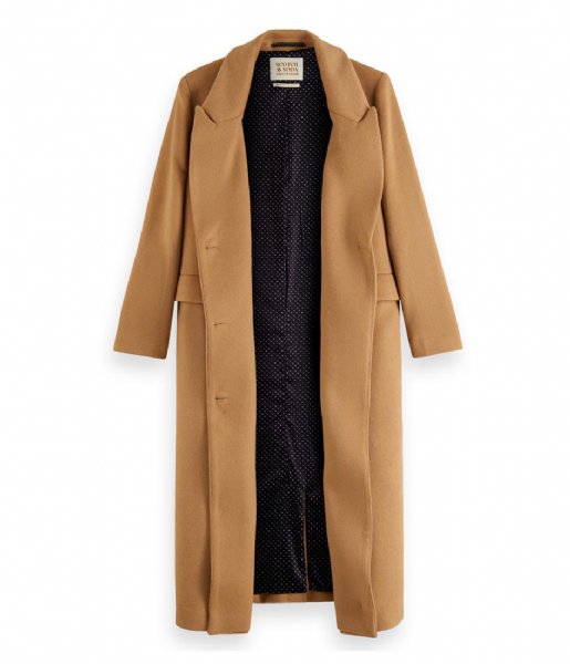 Scotch and Soda  Double Breasted Woolen Coat Dune (1564)