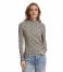 Scotch and Soda  All Over Printed Mockneck Long Sleeved Shirt Leopard Spot (7234)