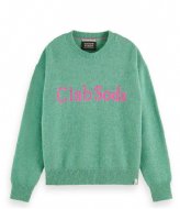 Scotch and Soda Intarsia Club Soda Pullover Frozen Mint (6646)