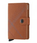 Secrid Portemonnees Miniwallet Stitch Linea Bruin secrid kopen in de aanbieding