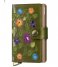 Secrid  Premium Miniwallet Stitch Floral Olive