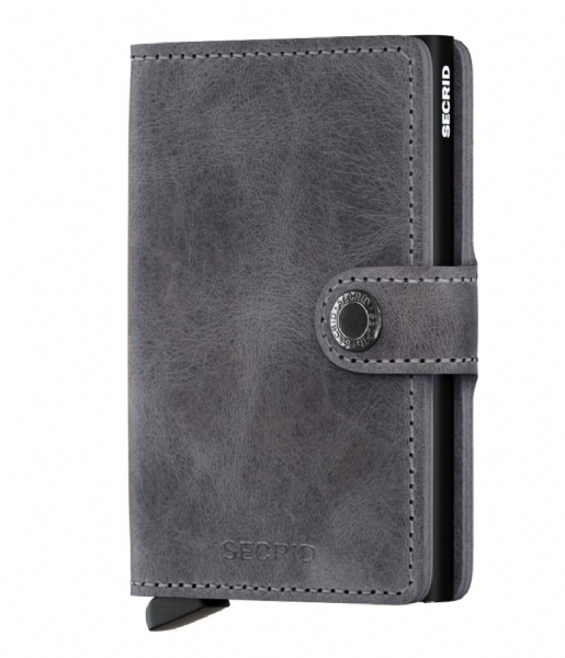 Secrid Pasjes portemonnee Miniwallet Vintage vintage grey black