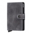 Secrid Pasjes portemonnee Miniwallet Vintage vintage grey black