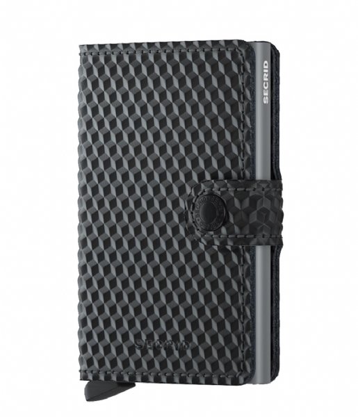 Secrid Pasjes portemonnee Miniwallet Cubic Black-Titanium