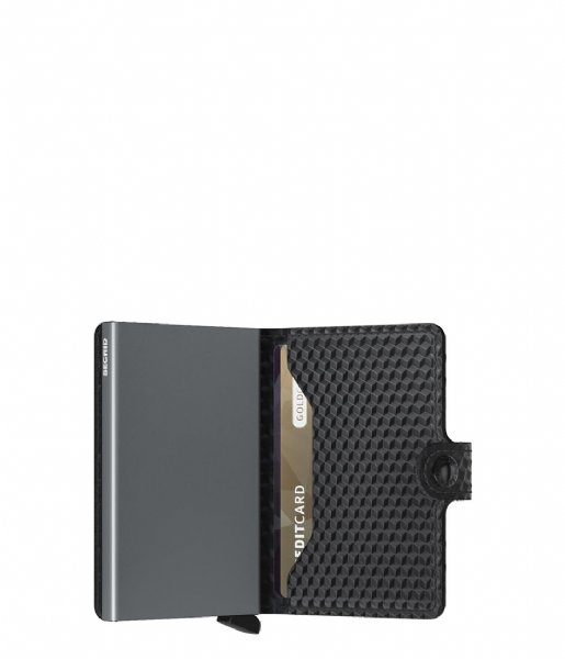Secrid Pasjes portemonnee Miniwallet Cubic Black-Titanium