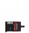 Secrid Pasjes portemonnee Miniwallet Perforated Black-Red
