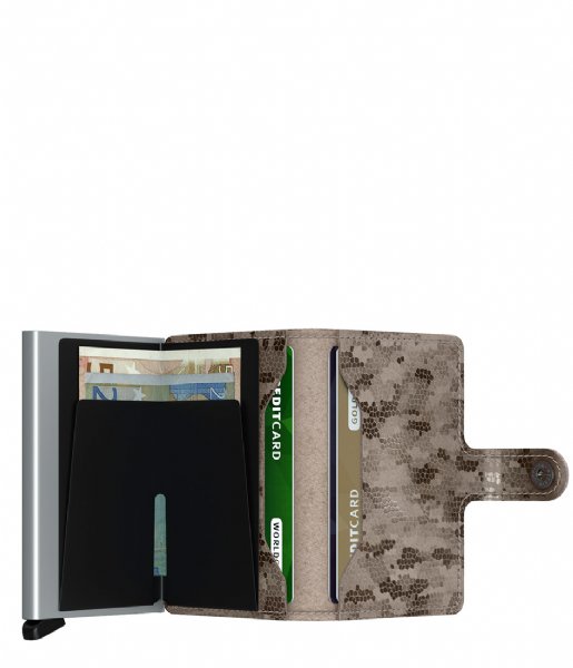 Secrid Pasjes portemonnee Miniwallet Crisple taupe camo Secrid Pasjes portemonnee Miniwallet Crisple taupe camo