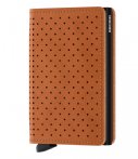 Secrid Portemonnees Slimwallet Perforated Bruin secrid kopen in de aanbieding