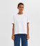 Selected FemmeEssential Short Sleeve Boxy Tee Bright White (#F4F5F0)