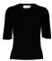 Selected Femme  Mala 2/4 Knit O-Neck Black (#000000)