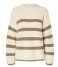 Selected Femme  Bloomie Ls Knit O-Neck Snow White GREIGE (4386445)