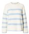 Selected Femme  Bloomie Ls Knit O-Neck Snow White CASHMERE BLUE (4481074)