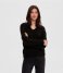 Selected Femme  Maline Long Sleeve Knit V-Neck Black (#000000)