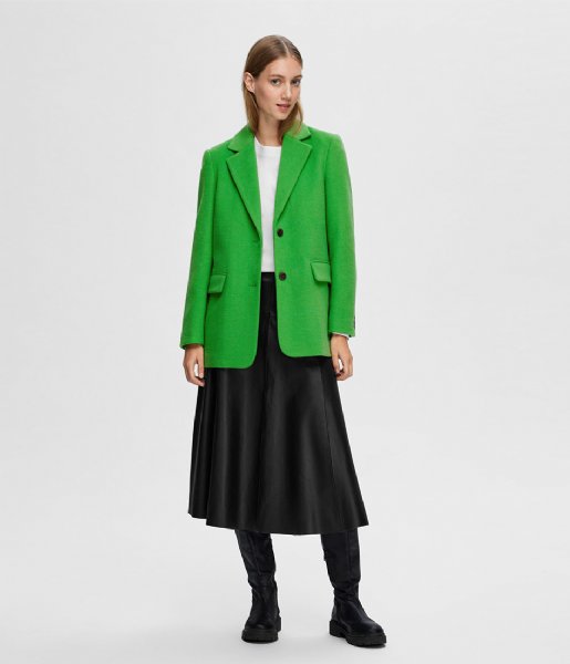 Selected Femme  Sasja Wool Blazer B Classic Green (4377311)