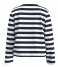 Selected Femme  Essential Ls Striped Boxy Tee Dark Sapphire BRIGHT WHITE (4394217)
