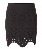 Selected Femme Kelli High Waist Broderi Skirt B Black