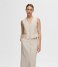 Selected Femme  Tania-Hilda Vest Pin Stripe Sandshell