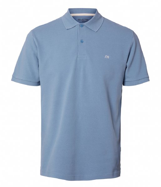 Selected Homme  Dante Ss Polo Blue Shadow (4441275)