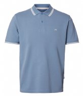 Selected Homme Dante Sport Ss Polo Blue Shadow (4441267)