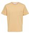 Selected HommeRelaxsoon Pocket  Short Sleeve O Neck Tee W New Wheat