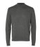 Selected Homme  Town Merino Coolmax Knit Mock B Medium Grey Melange (#848484)