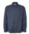Selected Homme  Regowen Twist Shirt Long Sleeve W Navy Blazer (#282D3C)
