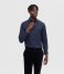 Selected HommeSlimsoho-Detail Shirt Long Sleeve Navy Blazer (#282D3C)