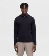 Selected Homme Slim-Toulouse Long Sleeve Polo Black (#000000)