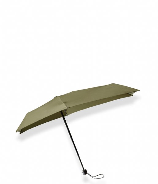 Senz  Micro Foldable Storm Umbrella Olive Branche