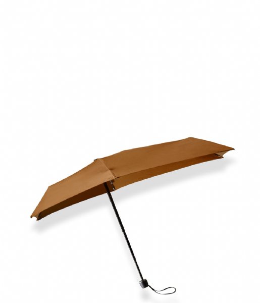 Senz  Micro Foldable Storm Umbrella Sudan Brown