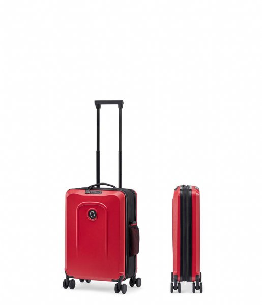 Senz  Foldaway Carry On Trolley Passion Red (0420)