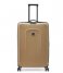 Senz  Foldaway Large Check In Trolley Champagne Brown (0235)