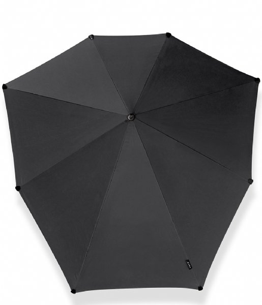 Senz  Large stick storm umbrella Pure black