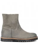Shabbies Laarsjes Ankle Boot Waxed Suede Grijs shabbies kopen in de aanbieding