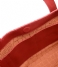 Fred de la Bretoniere  Summer Bag Medium Natural Woven natural woven red