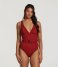 Shiwi  Ladies Amy Swimsuit Riviera Structure Ochre Brown (804)