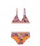 Shiwi  Girls Luna Bikini Set Woodstock Wave Multi Color (000)